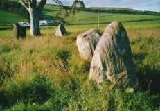St Colmac Cottages Stone Circle