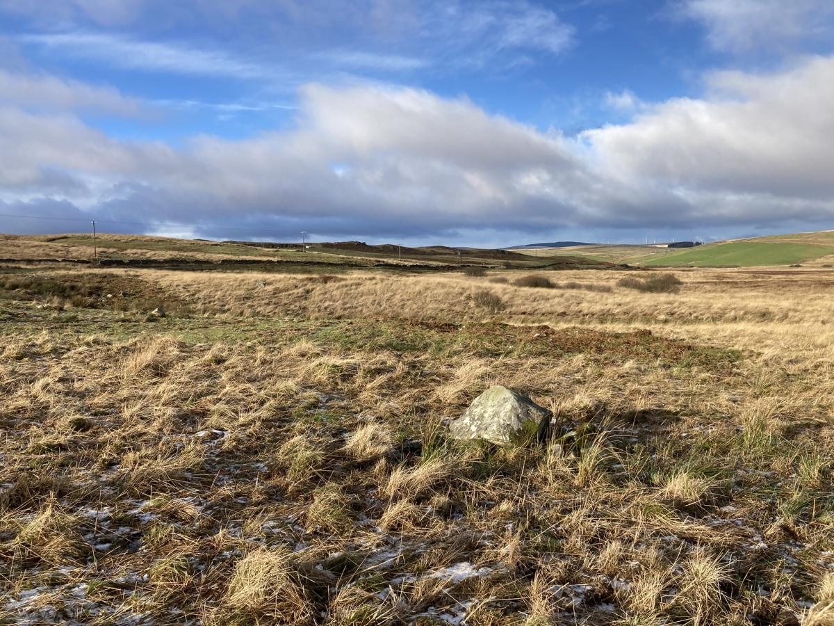 Craigbirnoch Central NW Cairn viewed from S.