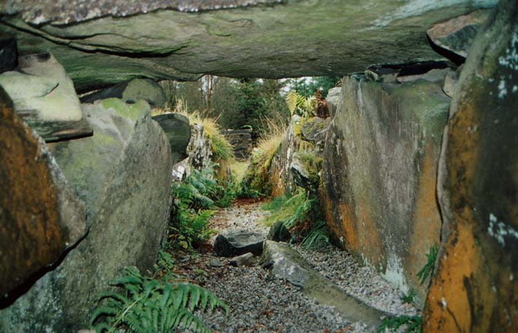 White Cairn near Glentrool, inside looking out.