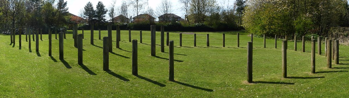 Balfarg Riding School mortuary enclosure and henge