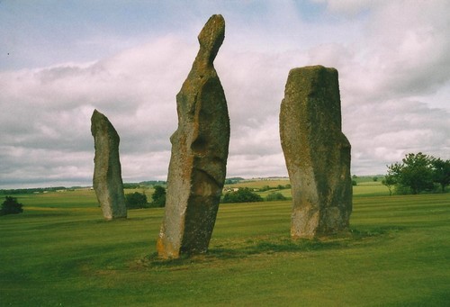 The amazing standing stones of Lundin Links.