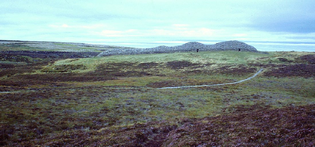 Grey Cairns of Camster : Long Cairn