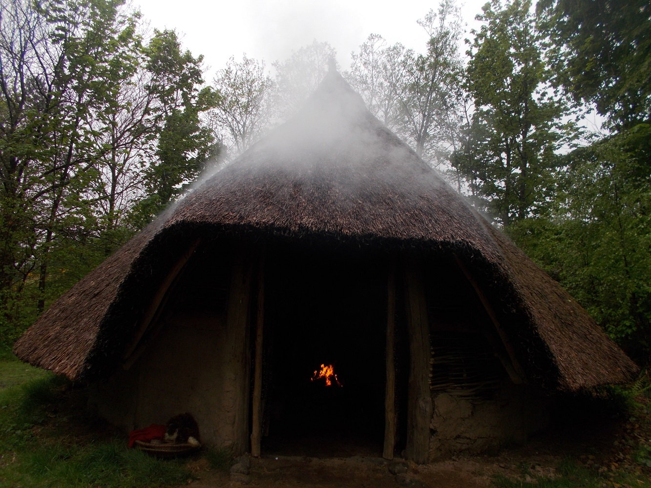 Replica Bronze Age Round House at Brodick Castle