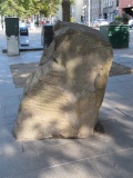 Grassmarket modern menhir