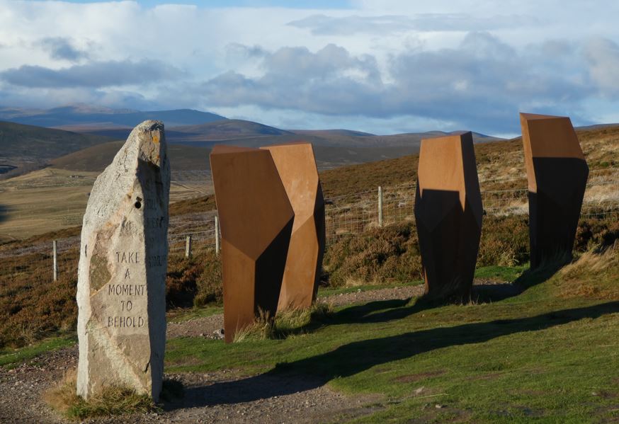 Standing stone near Corgarff Castle