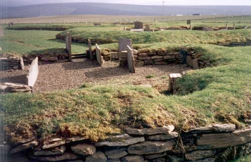 Barnhouse Settlement HY306127. Probably in use around the same time of Skara Brae.