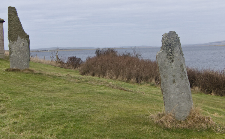 Stones from side of car track