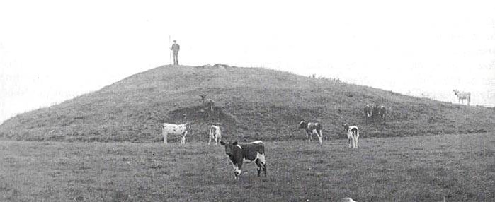 The mound at Howe before excavation. (Ballin-Smith 1994)

http://www.nessofbrodgar.co.uk/around-the-ness-howe/
