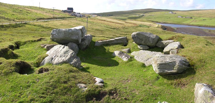 Click for the gallery page to add comments and vote (PID:88132) East Burra Firth Chambered Cairn