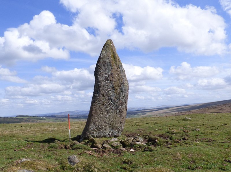 Stone A. This substantial stone does not form part of the alignment but is likely to have originally formed an integral part of this significant ritual landscape.