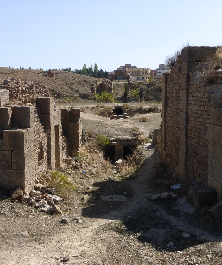 Roman Amphitheatre in Lambaesis in  Algeria

