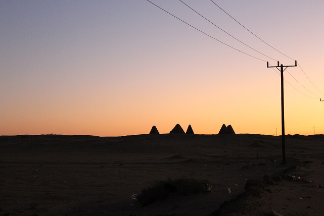 Click for full size image of Karima Pyramids (PID:131653) Karima Pyramids