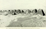 Click for full size image of Meroë Pyramids (PID:101265) Meroë Pyramids