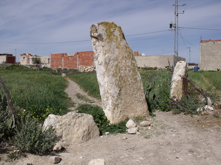 Three standing stones