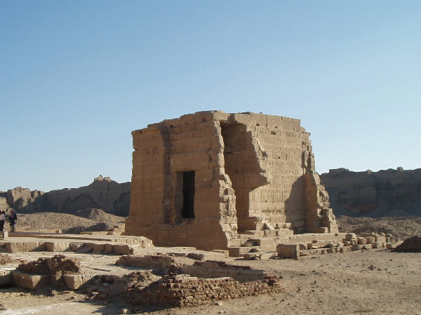 Small Temple of Isis in the back of the Dendara Temple of Hathor.