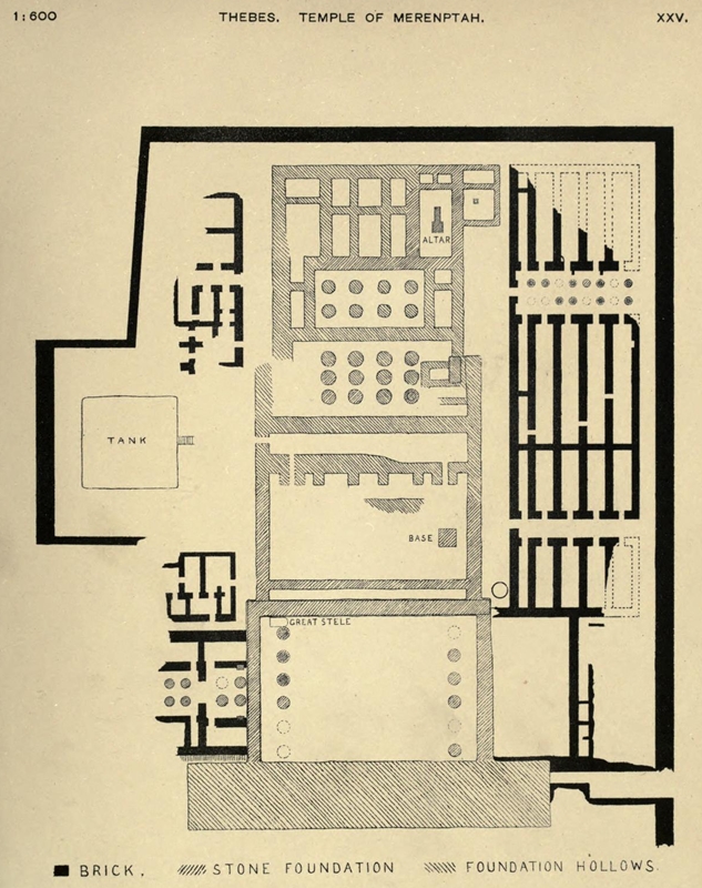 Click for full size image of Temple of Menrenptah (PID:103997) Temple of Menrenptah