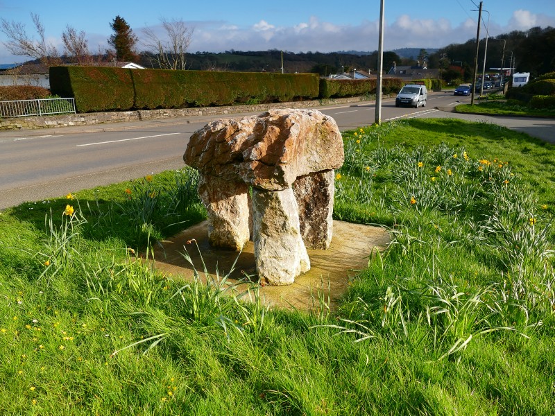 Modern Mini Cromlech, Benllech, Anglesey