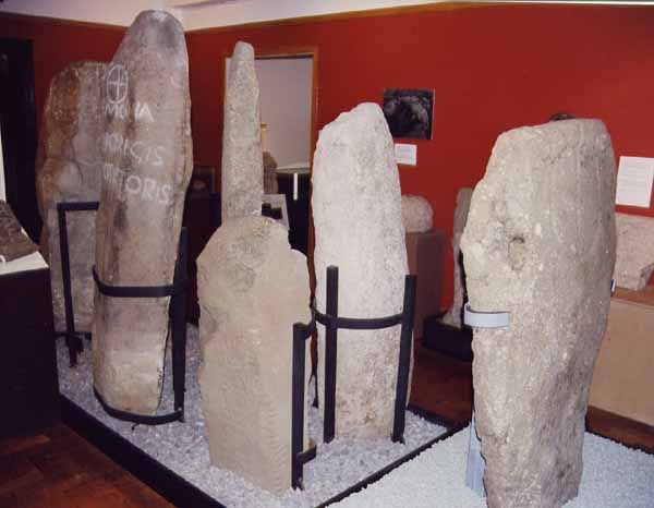 Inscribed Stones in Carmarthen Museum.