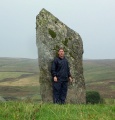 Looking S, as you can see from this shot, a huge stone.