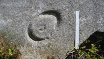 Llyn Du Carved stone - PID:169104
