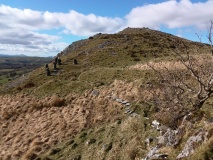 Cairns east of Graig Y Gesail