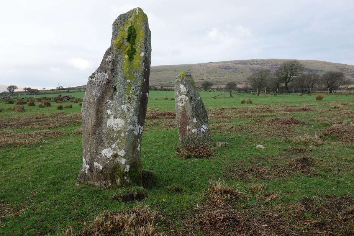 Rhos Fach Standing Stones.