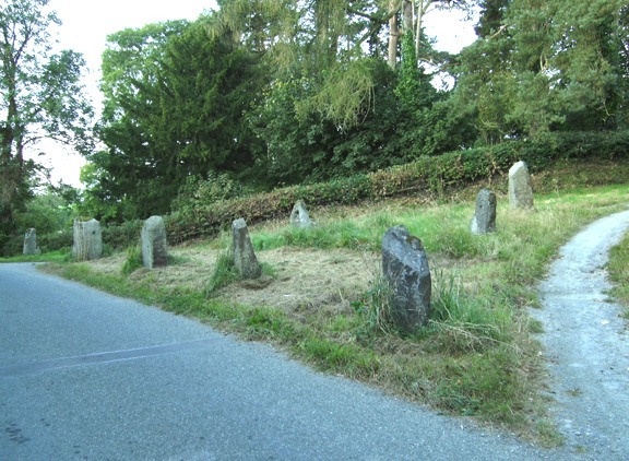 Click for the gallery page to add comments and vote (PID:72797) Triangle of stones near Llanddewi Velfrey