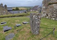 Inscribed cross stones St. Mary's church