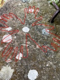 Mill Haven 'Handprints' Inscribed Stone - PID:300123