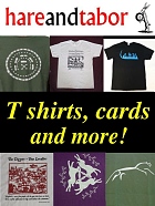 Hare and Tabor T Shirts for discerning antiquarians