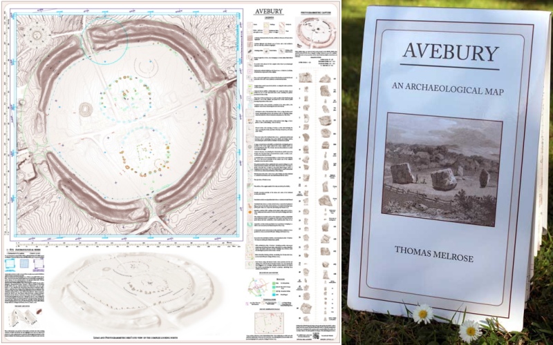 Avebury Archaeology Map